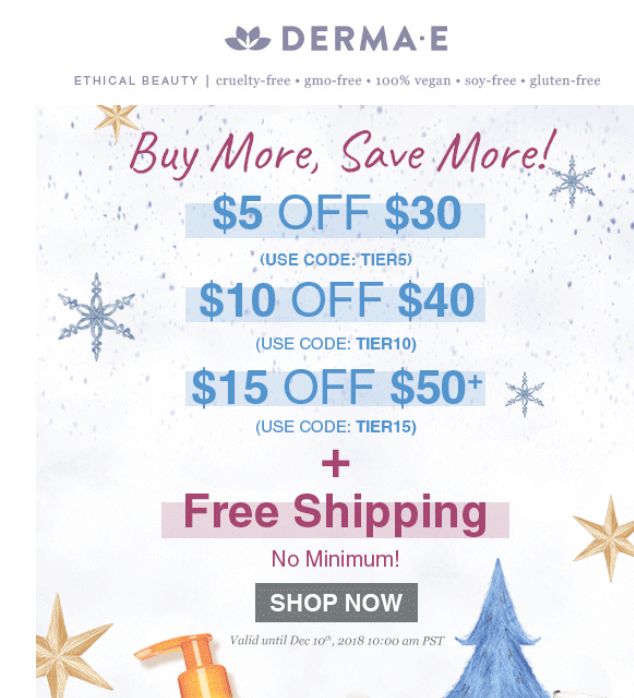 Derma-E sale 