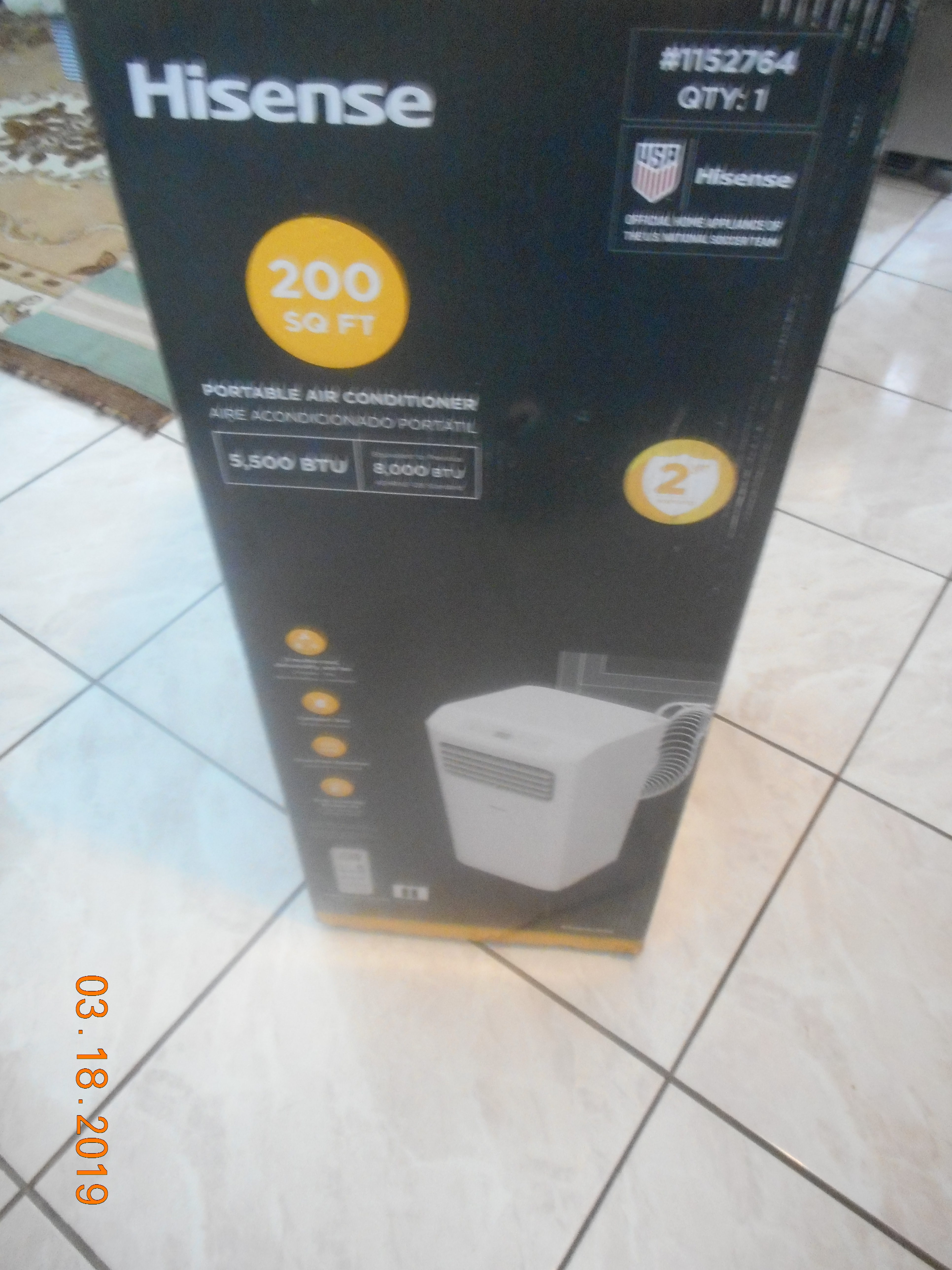 Hisense portable AC unit