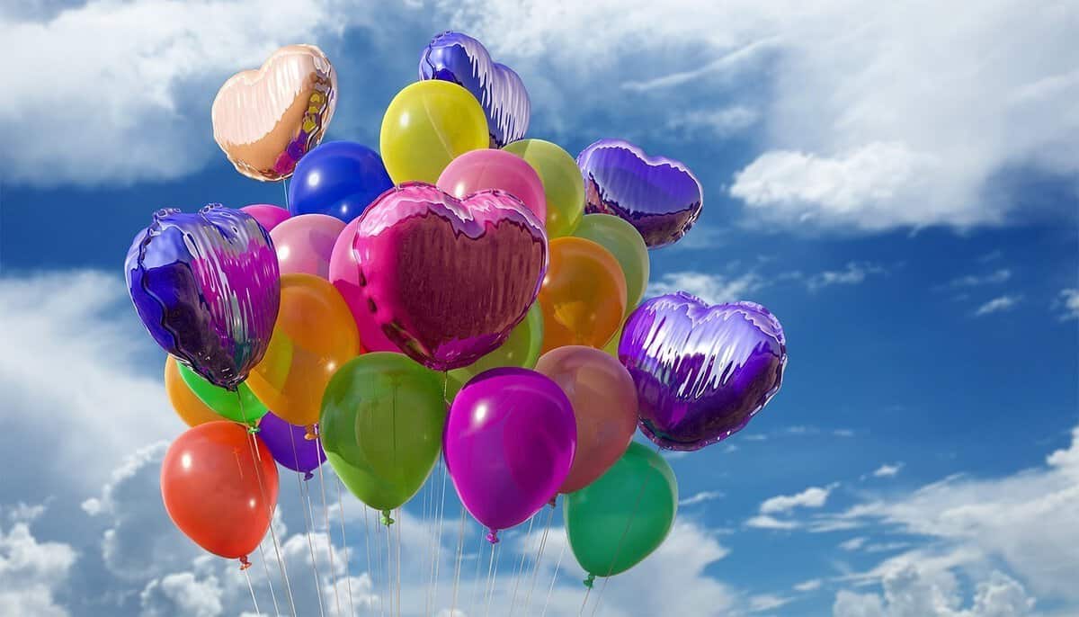 various colored balloons image from pixabay dot com.