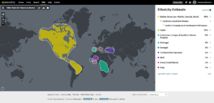 Ancestry resutls