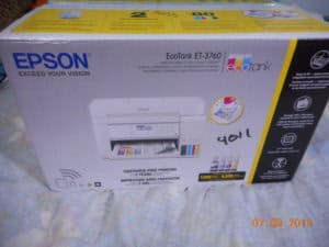 Epson Eco Tank 3760 box