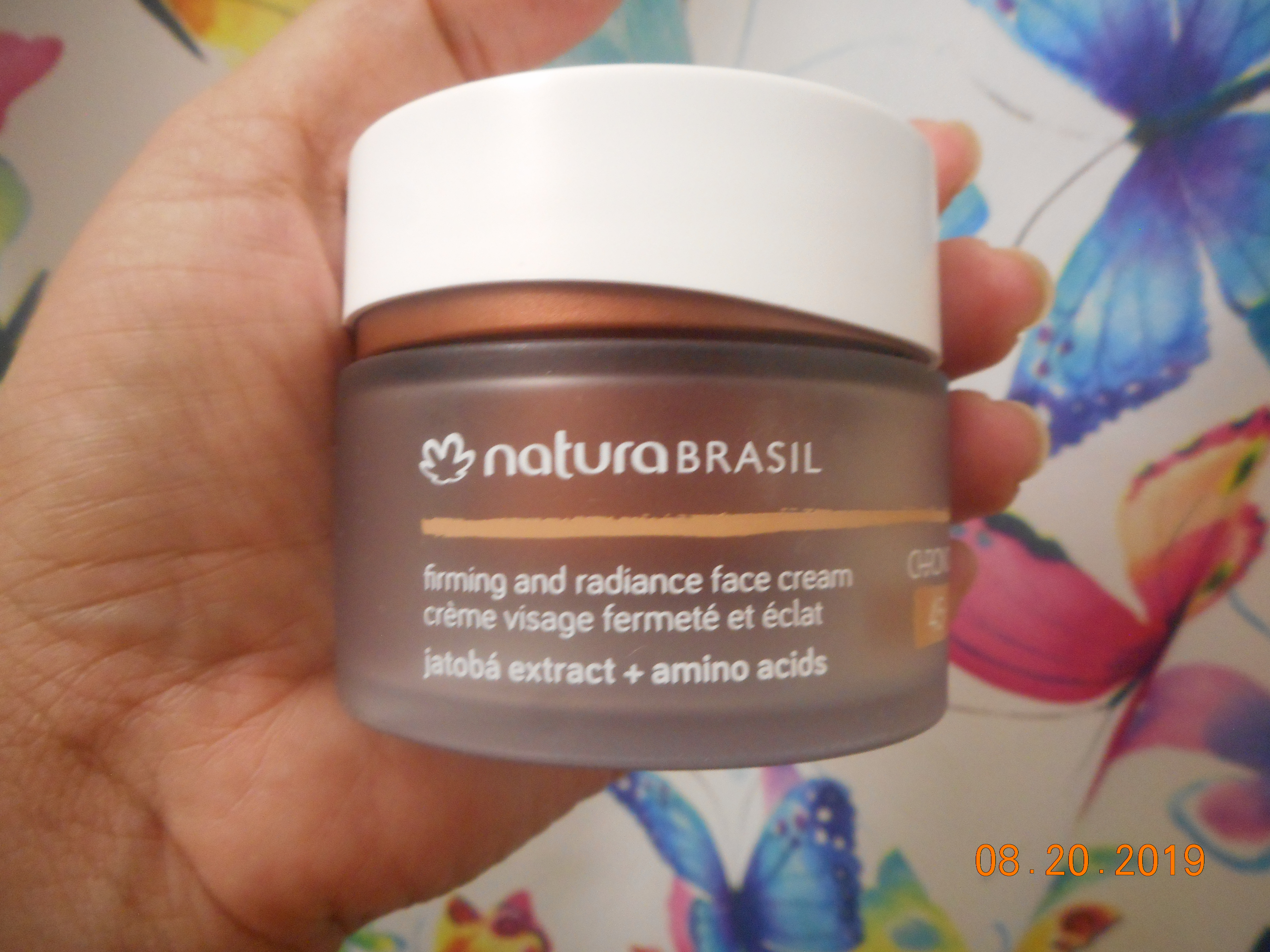 nutra brasil firming and radiance face cream