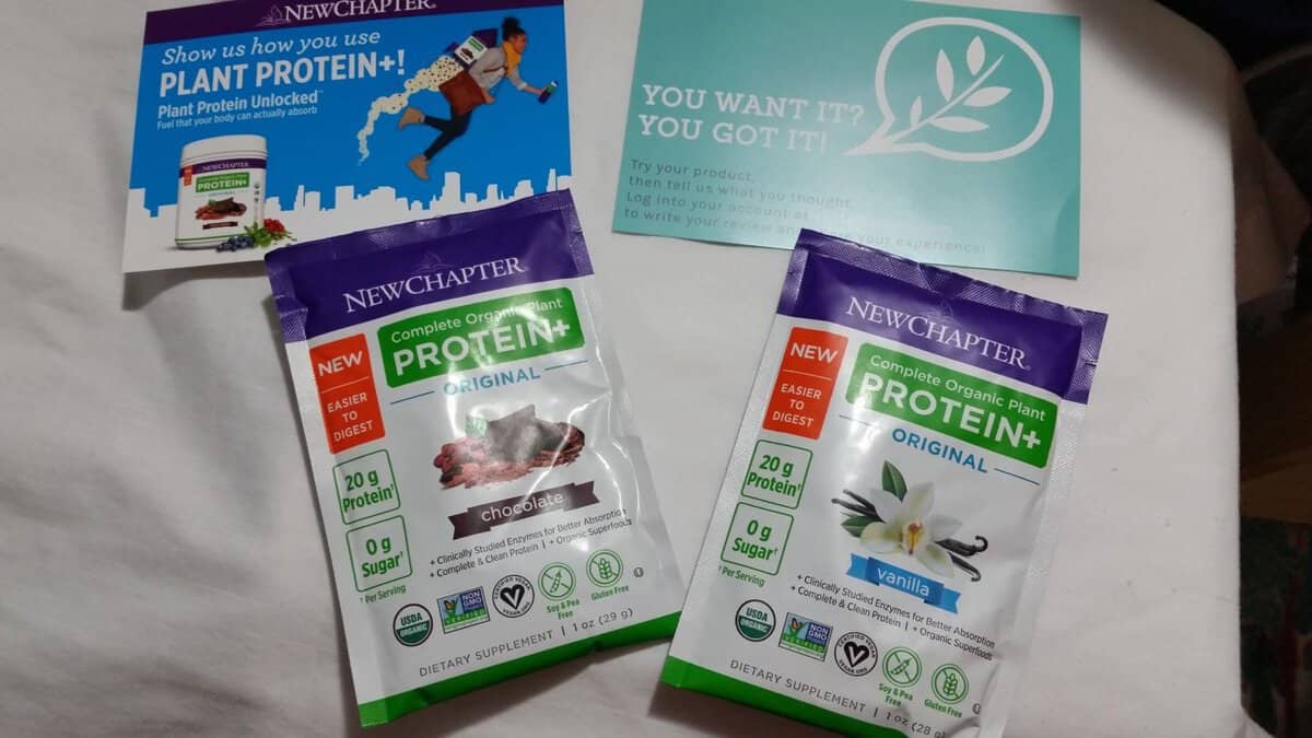 New Chapter protein plus packs