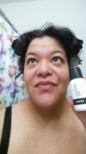 Me(V) with Inkey list HA serum