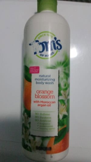 Tom's of Maine orange blossom body wash empty