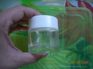 medium sized glass jar