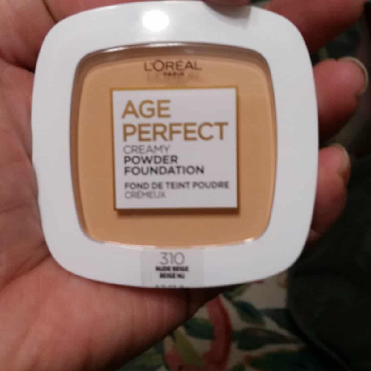 Loreal age perfect powder foundation 310 Nude beige