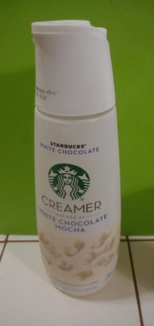 Starbucks Creamer White Chocolate Mocha Flavor bottle