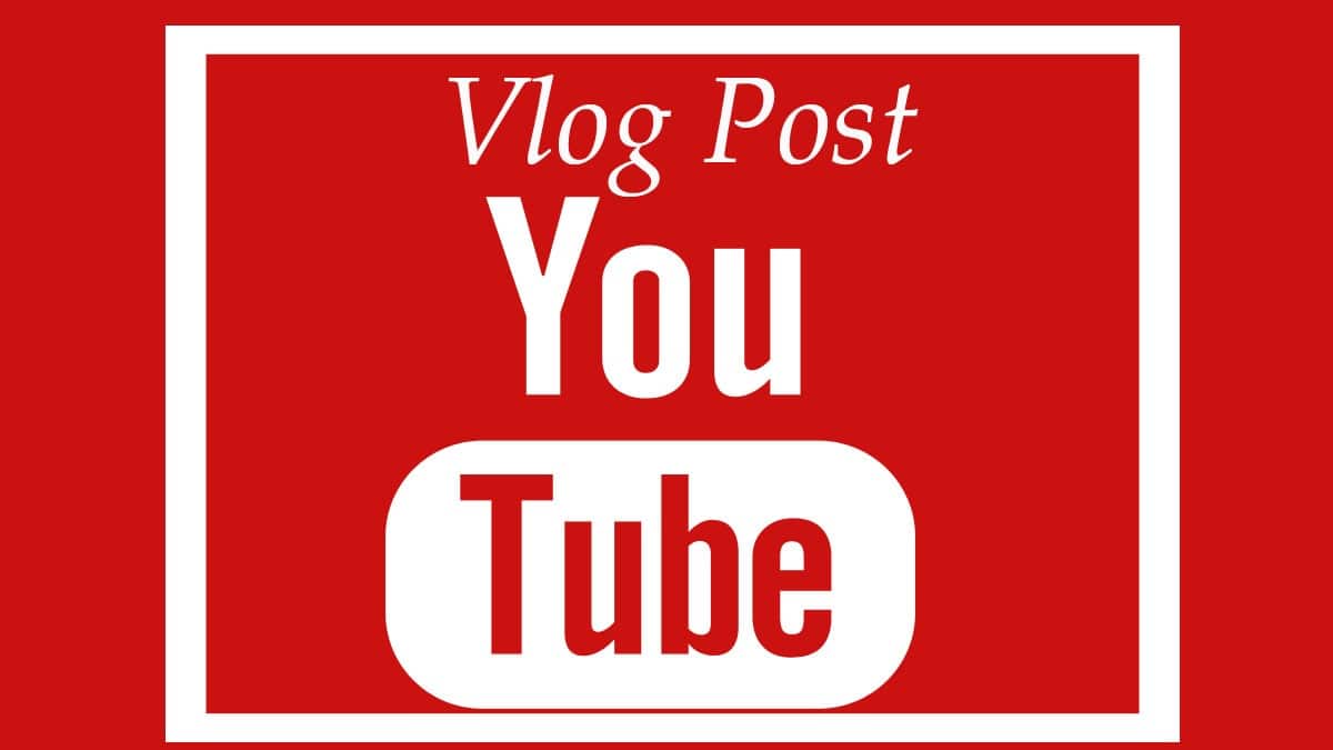 Vlog Post You Tube header image