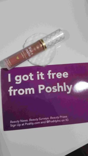 Joah lipstick with poshly card