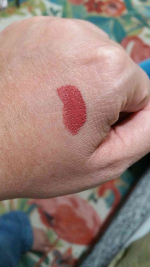 Sephora Collection 84 Red Redux dried on my hand