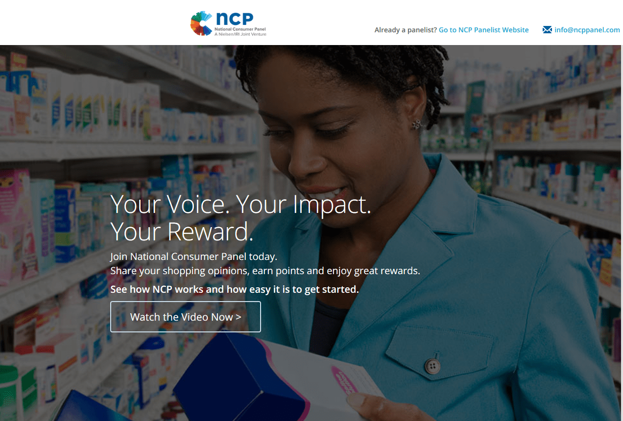 oin NCP (national Consumer Panel) join page banner