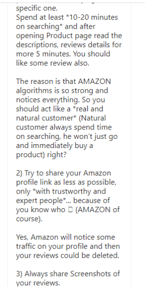 Amazon seller instructions on how to shop slide 2