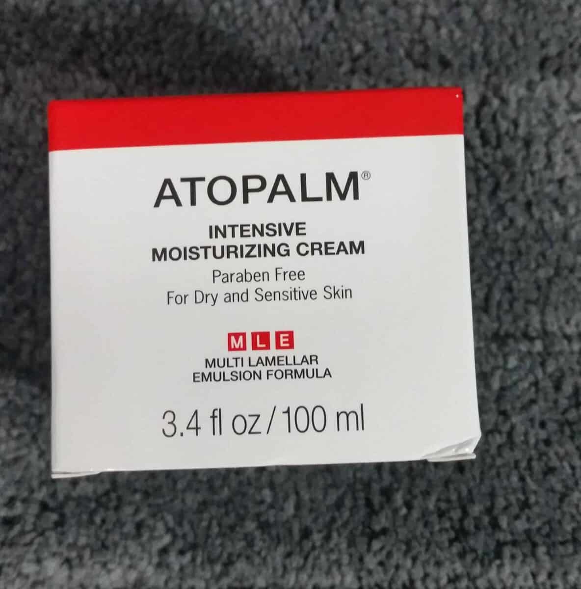 Atopalm Intensive Moisturizing Cream box