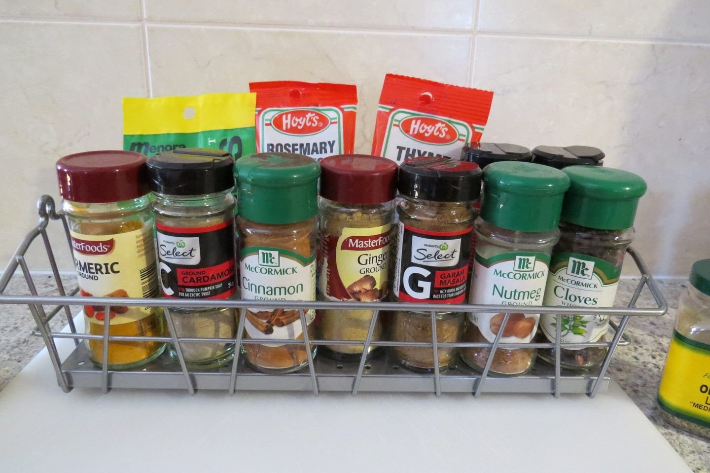 various spices from McCormick