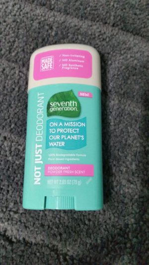 Seventh Generation Not Just Deodorant powder fresh scent close up