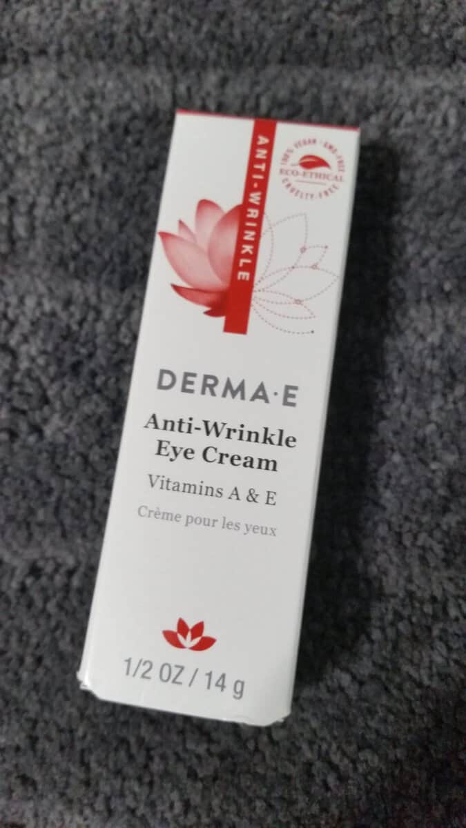 Derma-E Anti-wrinkle eye cream box