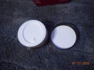 OlayREGENERIST ULTRA RICH MOISTURIZER FRAGRANCE FREE. jar with lid removed.