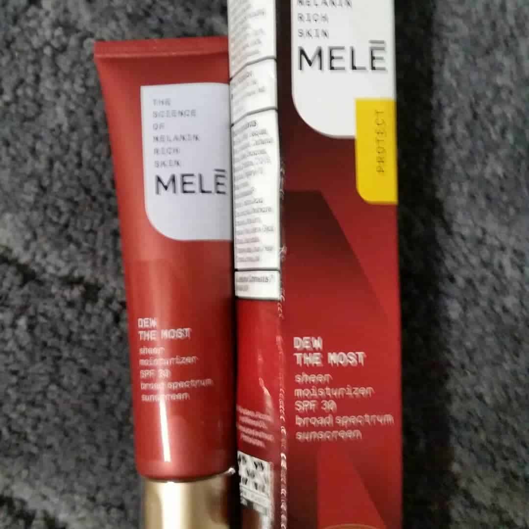 mele skincare tube with box