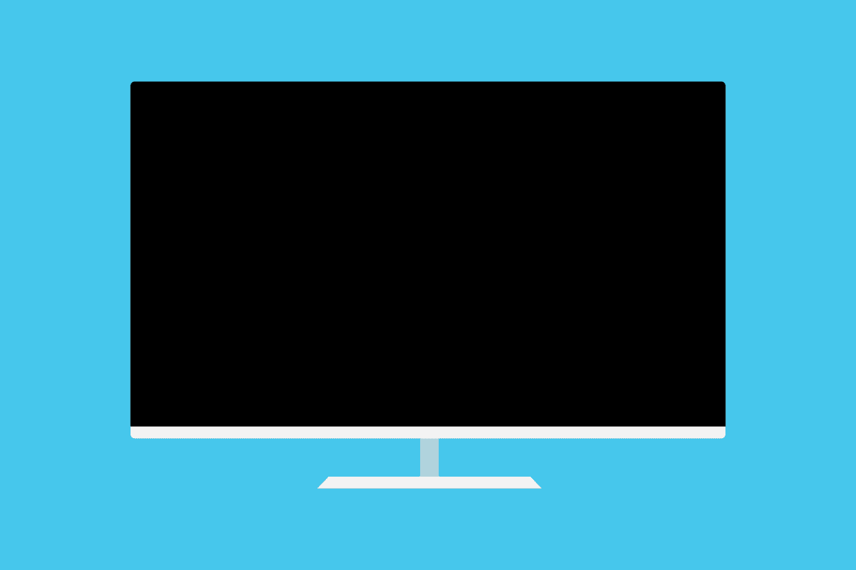 flat screen tv or monitor illustration.