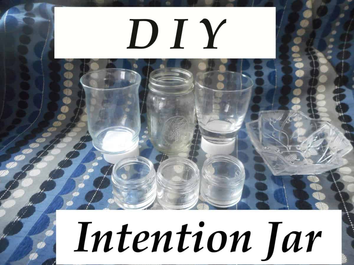 DIY intention jar header. image created using Photoshop cs4