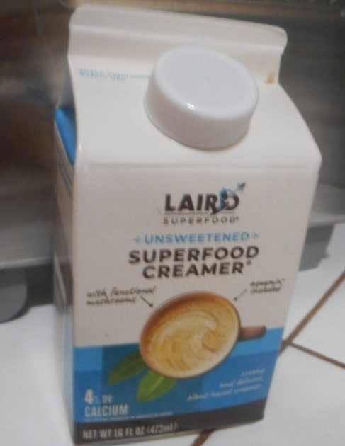 laird super foods creamer carton.