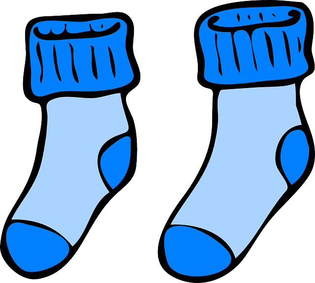 socks vector image from Pixabay.com.