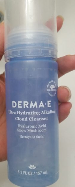 Derma-E Hydrating Facial Alkaline Cloud Cleanser bottle