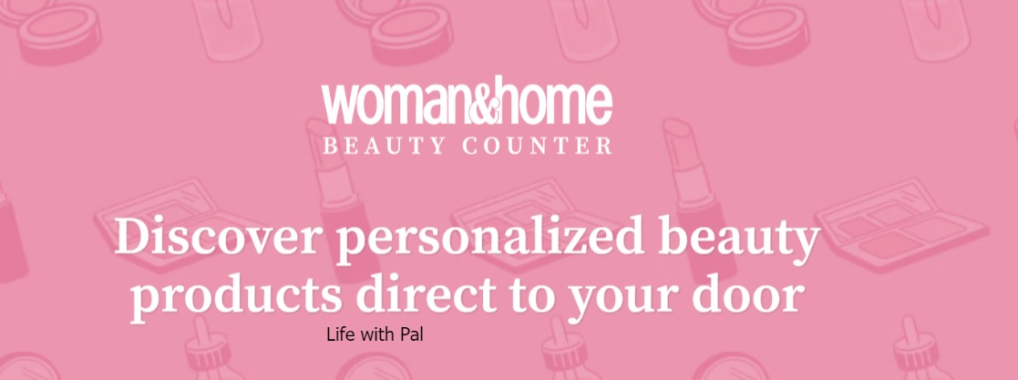 Woman&Home Beauty Counter home page screenshot.