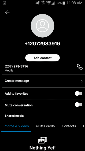 icloud text number