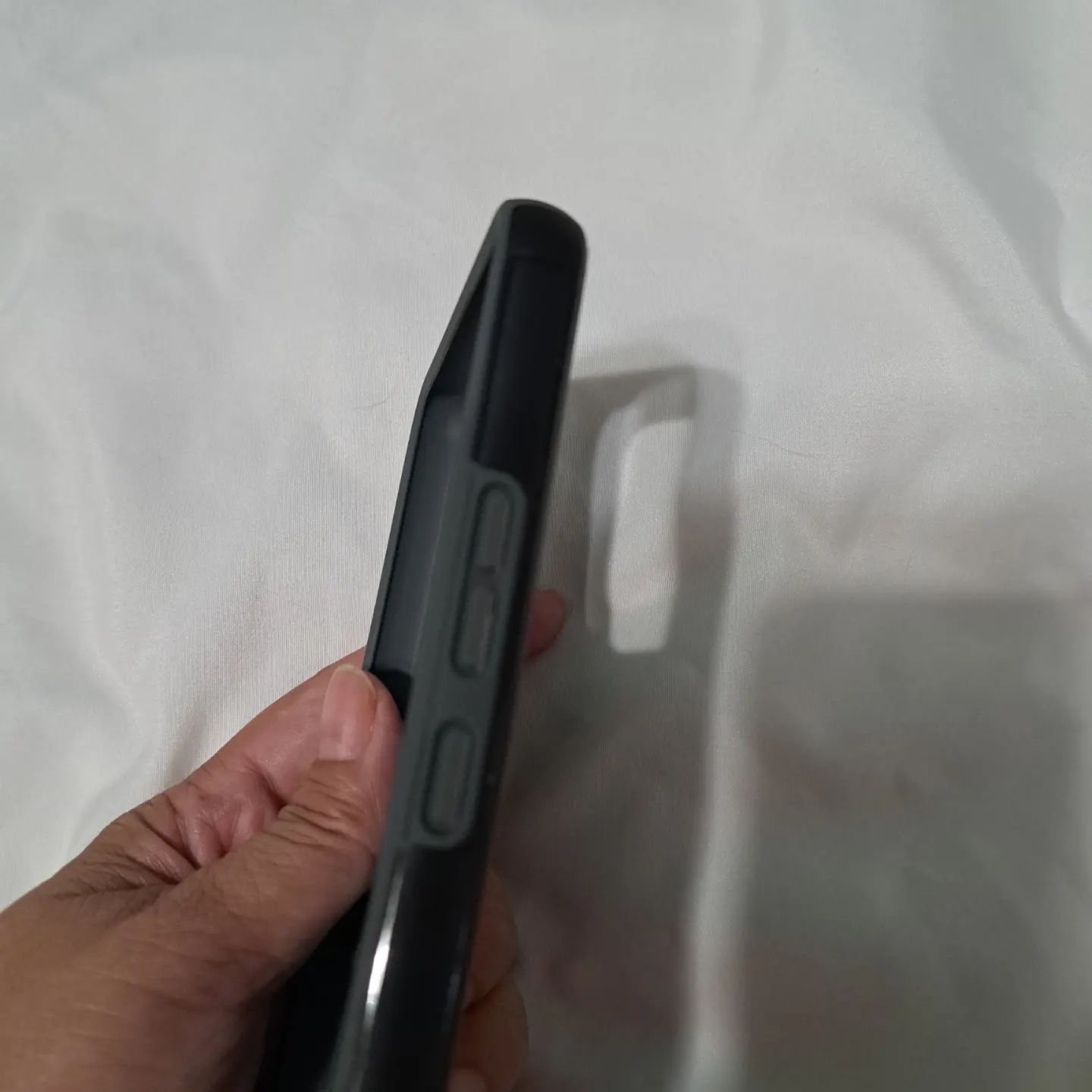 Onn A 53 5 g phone case button sideview.