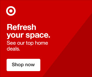 Refresh your space. See our top home deals. Shop now button