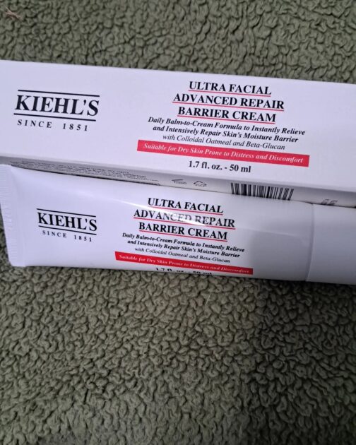 Kiehl's Ultra Facial Advanced Repair Barrier Cream tube with box.