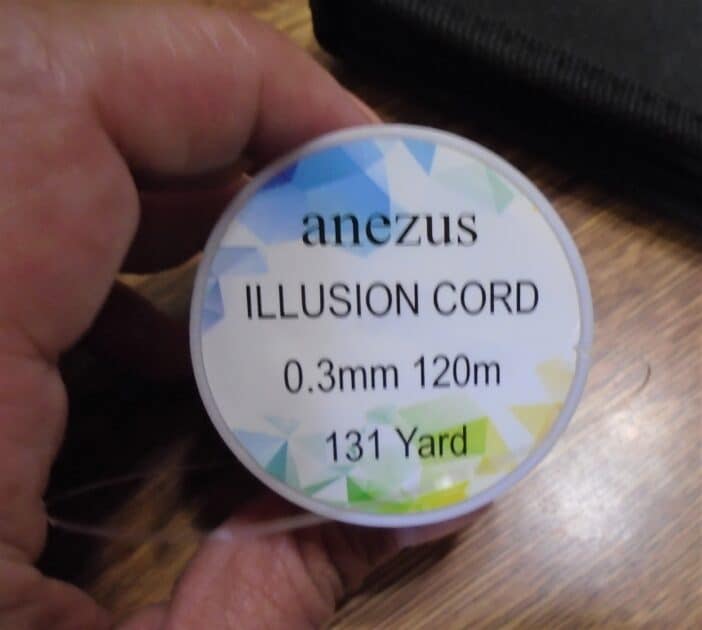 anezus illusion cord 0.3mm 120 mm 131 yarsds label.