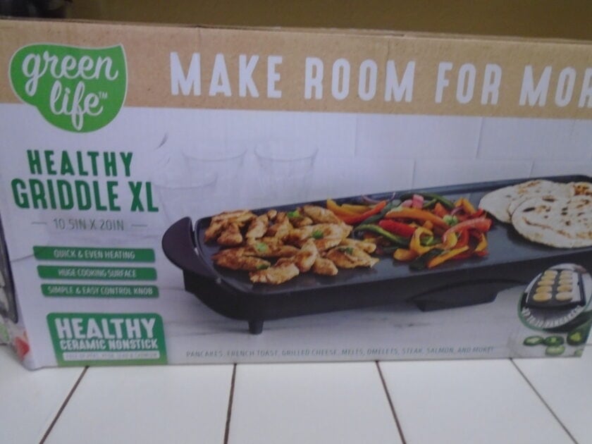 Green Life Healthy griddle XL box.