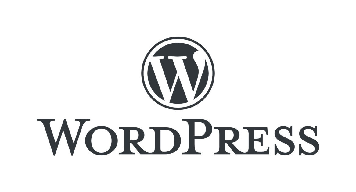 Wordpress logo on a white background. Wordpress logo source https://wordpress.org/about/logos/