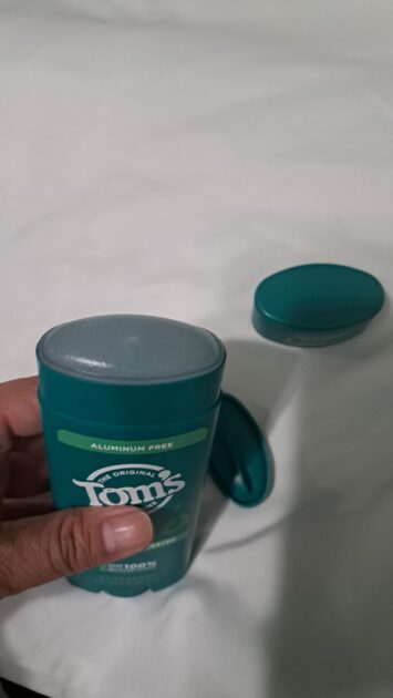 Tom's of Main Cucmber aloe deodorant stick. Gel stick.