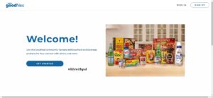 Nestle goodNess community home page screenshot. includes 2lifewithpal watermark.