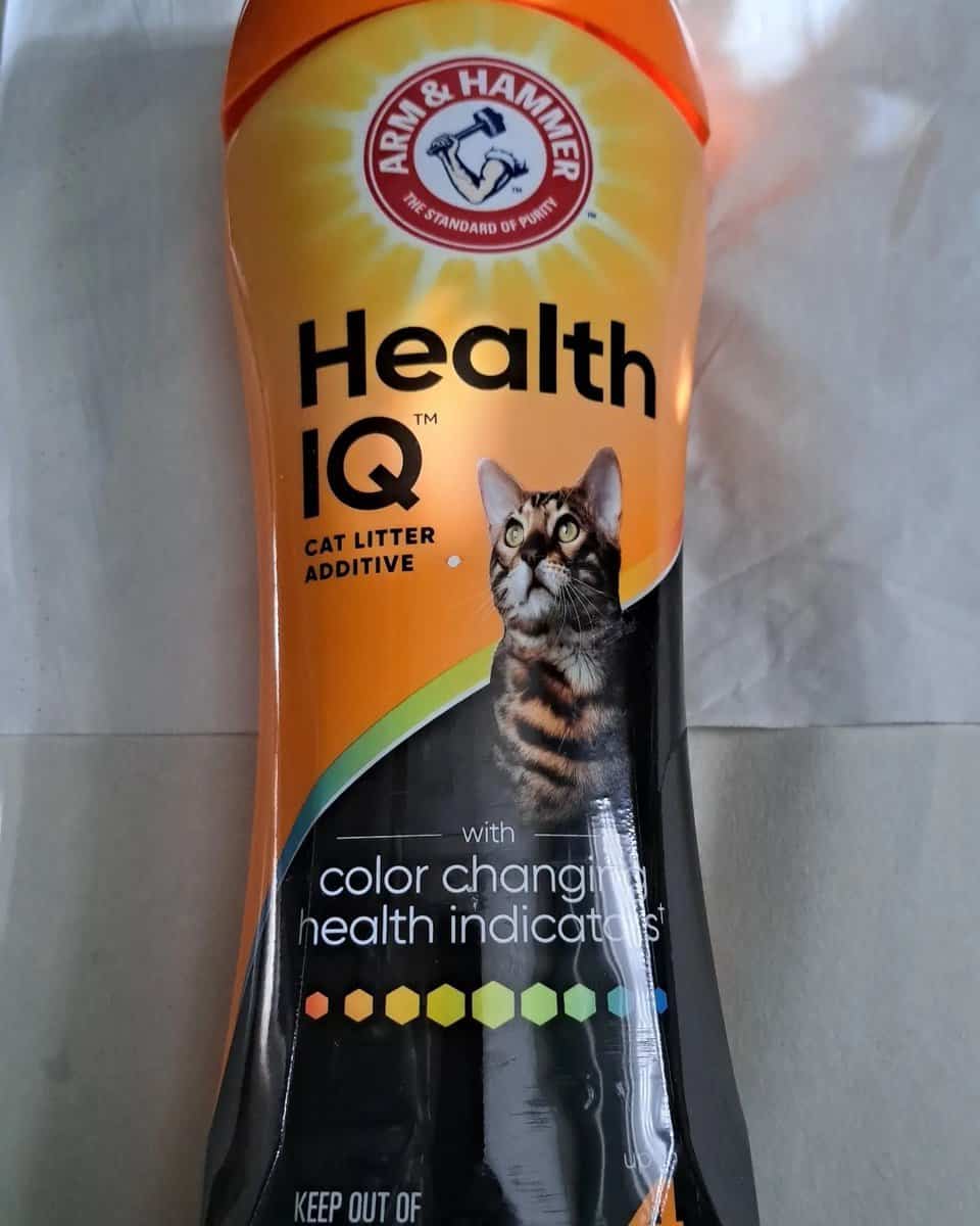 Arm and Hammer Health IQ sample bottle 4 uses.