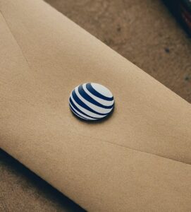 AT&T logo on a sealed envolope. Image created using Imate FX.