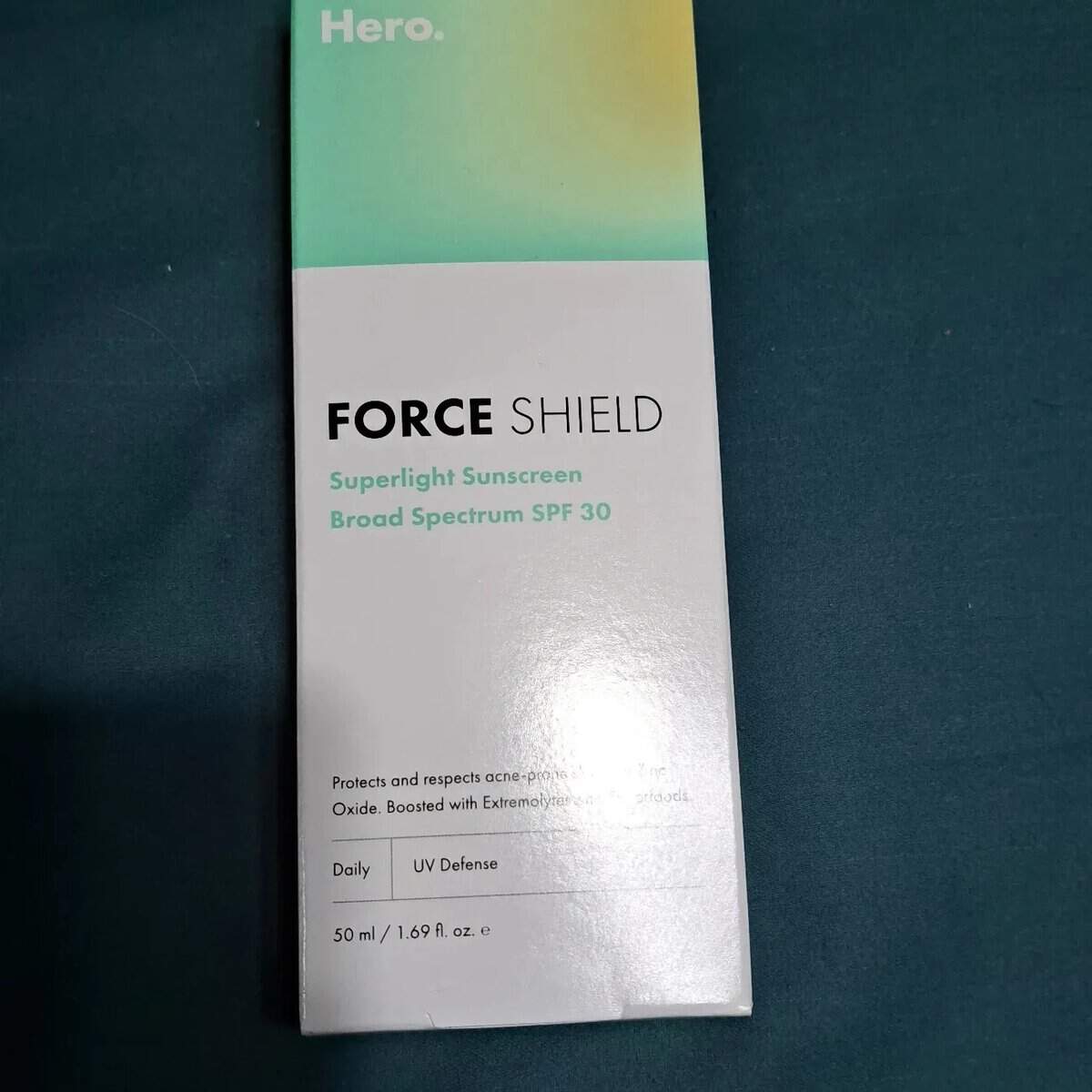 box, SPF, Hero Cosmetics.